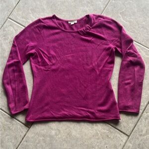 Fuscia (raspberry) cashmere sweater